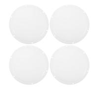 Lurrose 4pcs Led Light Cover Replacement Ceiling Light Shade Plastic Round Bulb Guard Diffuser Dazzling Proof Lampshade Fixture Accessories for Spotlight