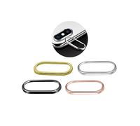 Lurrose 4Pcs Lens Protective Ring Stickers for Scratch Resistant Plating Easy to Apply Camera Lens with Stylish Design