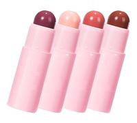 Lurrose 4pcs Matte Lipstick Set for Women with Lightweight Texture and Oil-based Formula, Pink Lip Gloss Collection for Everyday and Work Use, Fashionable and Elegant DIY Random Color