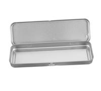 Lurrose 4pcs Metal Pencil Case Iron Pencil Box Pen Storage Box for Boys and Girls Single-Layer Design