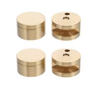 Lurrose 4PCS Mirror Clips: 5-12mm Thick Glass Clamps Wall-Mounted Hanger Mirror Mounting Clips for Wall Bathroom Dresser