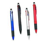 Lurrose 4pcs Multi-functional Ballpoint Pens Stylus for Smooth Writing and Easy Use School Office