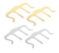 Lurrose 4pcs Music Note Clips Music Book Holders for Easy Page Management for Documents Smooth for Convenient Use