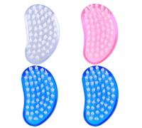 Lurrose 4pcs Nail Art Tools Set with Plastic Liner Brushes for Manicures Convenient to Store and Create Unique Nail Art Assorted Colours Random Random Color