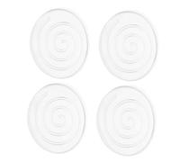 Lurrose 4pcs Non Slip Furniture Coasters Round Pads for Chair Legs Non Skid Furniture Grippers for Hardwood Floors Self Adhesive