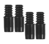 Lurrose 4pcs Plastic Threaded Tip Replacement Poles for Mop Handle Extension with Wide Compatibility and Convenient Use Suitable for Household and Commercial Cleaning