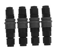 Lurrose 4pcs Pneumatic Quick Release Connector with Self Locking Mechanism Durable Hose Adapter for Air Tools and Garden Sprinkler Secure Push to Connect Fittings for Efficient Precision