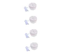 Lurrose 4pcs Portable Ultrasonic Mini Washing Machine Collapsible Clothes Cleaner for Travel Business Trips and Apartments Efficient Stain Removal with Low Power Consumption Easy to Carry