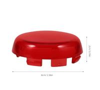 Lurrose 4pcs Red Bullet Style Turn Signal Lens Covers Weatherproof Motorcycle Rear Indicator Replacement Kit Direct Fit for Harley with Retro Bobber Signal Housing Scratch-resistant