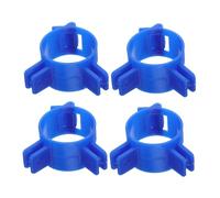 Lurrose 4pcs Removable Folding Table Leg Brackets Plastic Fixation Clips with Lock for Heavy-Duty Furniture Stable Tabletop Connector Hardware for Rv and Portable Use