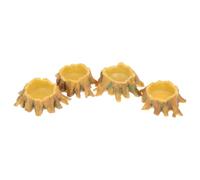 Lurrose 4pcs Reptile Water Containers Mini Feeding Bowl Store Food Or Water Keep Environment Clean Premium Resin Material Small and Lovely Shape Feeding for Mini Arachnids