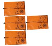Lurrose 4pcs Retro Canvas Pencil Roll up Case for Girls Capacity Aesthetic Pencil Holder for School Office and Art Supplies