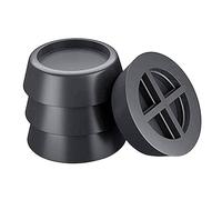 Lurrose 4pcs Rubber Washing Machine Feet Pads Anti-vibration Noise Reduction Ventilation Protector for Dryer and Washing Machine