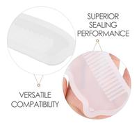 Lurrose 4pcs Silicone Comb Molds for Epoxy Resin DIY Crafts Wide Tooth Hair Comb Resin Casting Mold for DIY Jewelry Making Casting