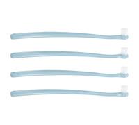 Lurrose 4Pcs Soft Bristle Pet Toothbrush Round Head Head Kitten and Dog Teeth Cleaning Tool Lightweight Oral Care for Small Pets