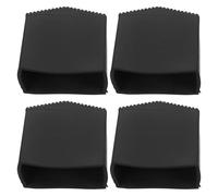 Lurrose 4pcs Step Ladder Foot Covers Non-Slip Rubber Feet Pads Protector Folding Extension Ladder Pads Covers Leg Caps Replacement Accessories