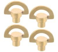 Lurrose 4pcs Winding Movement Micro Keys Music Box Wind up Keys 0.47x0.47x0.20in Iron Compact Portable Easy Adjustment Creative Knob Handles for Music Box Making