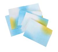 Lurrose 5 Sheets Gradient Textured Flower Bouquet Wrapping Paper Rainbow Crepe Paper for DIY Crafts Gift and Floral Packaging Soft Flexible Wrinkle Texture for Weddings and Celebrations