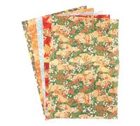Lurrose 5 Sheets Japanese Style Wrapping Paper for Wrapping and Craft Projects Premium Quality Decorative Paper with Various Patterns and Easy to Cut for Festive and Artistic Use