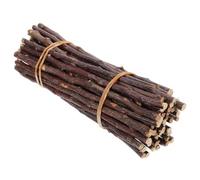 Lurrose 50 Pieces Natural Birch Twigs Tree Branches 20cm Brown Thin Dried Wood Sticks for DIY Crafts Wood Carving Handmade Decorations and Photo Props