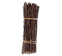 Lurrose 50 Pieces Natural Birch Wood Log Sticks for Crafts, 20cm Brown Thin Twigs, Wooden Crafting Sticks for DIY Home Decorations, Wedding, Photo Props, and Handmade Projects