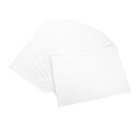 Lurrose 50 Sheets Self-Adhesive Sticker Paper for Printer White Thermal Label Paper Easy Peel Printable Mailing Address Labels for Express Sites and Daily Needs