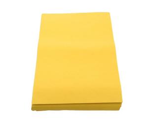 Lurrose 500 Pcs Yellow Sacrifice Paper, Smooth Surface, Easy to Write, for Hungry Ghost Festival and Souls Day, Home Ancestor Money Paper