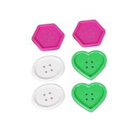 Lurrose 50pcs Big Plastic Sewing Buttons with Counting and Sorting Features, for DIY Crafts and Scrapbook Decoration Projects Random Color
