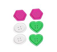 Lurrose 50pcs DIY Big Buttons Embellishments for Sewing Art Crafts Projects Buttons for Boys and Girls for Crafts Suitable for Upholstery and Scrapbooking Random Color