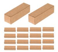 Lurrose 50pcs DIY Lipstick Packaging Boxes for Essential Oils and Lip Gloss, Paper Rectangle Storage Case Convenient Opening Mechanism, Reusable Lip Gloss Box for Daily Use and On-the-go