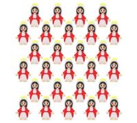 Lurrose 50Pcs Mini Virgin Mary Figurines PVC Small Religious Statues Red Blessed Mother Ornaments Easter Nativity Home Décor for Sunday School and Christian Celebrations