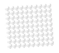 Lurrose 50pcs Outdoor Rope Light Clips with Screws Strong Reusable LED Strip Light Mount Holders Easy Installation for Home and Commercial Use