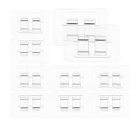 Lurrose 50pcs Outdoor String Light Hooks Patio Light Clips Waterproof Adhesive Hooks for Hanging and Cable Organizer Large 4x6 Grab Clip for Garden and Patio Decoration