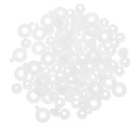 Lurrose 50pcs Plastic Cage Clips for Small Pet Buckle Fasteners, Corrugated Cardboard Cat Scratcher Connectors, Pet House Fixing Tools for Cage Playpen Assembly