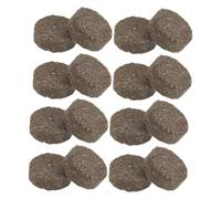 Lurrose 50pcs Portable Bbq Charcoal Starter Blocks Small Wood and Wax Firelighters for Fast Ignition Campfire Camping Stove Fireplace Use Efficient Natural Kindling Cubes