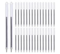 Lurrose 50pcs Safety Pens for Mental Health - Flexible Non-Lethal Plastic Ballpoint Pens for Jail Hospitals Secure Facility Prisons Writing Tool (Blue Ink)