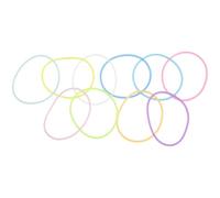 Lurrose 50pcs Silicone Jelly Bracelets for Glow the Dark Wristbands Smooth and Not Easy to Break Party Favors for Birthdays and Festivals