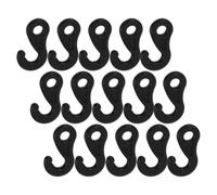 Lurrose 50pcs Tent Rope Hooks for Camping Outdoor Use, Sturdy Pom Plastic Material, Secure and Fix Tent or Canopy with High-strength Tension, for Camping and Outdoor Activities
