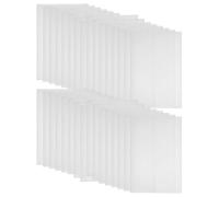 Lurrose 50pcs Translucent Envelopes Letter Envelopes 10.53x7.07x0.04in Lightweight Protective Tracing Paper for Invitation Cards