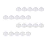 Lurrose 50pcs White Foam Balls for DIY Craft Projects, Safe and Paintable Polystyrene Spheres for Projects and Flower Arrange Accessories in Winter Season