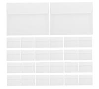 Lurrose 50pcs White Paper Envelopes A2 Size Self Seal Mailing Envelopes Letter Size with Elegant Design Compatible with Most Stationery and Wedding Invitations