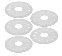 Lurrose 5Pcs 12Cm Ribbon Bow Maker Tool Set with Rosette Base for Crafting Brooch Flowers, Equal Spacing Rosette Badge Maker Suitable for Handmade Ribbon Flower Crafts and Scrapbooking