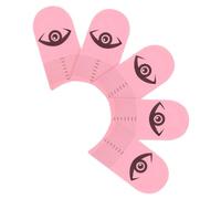 Lurrose 5pcs Pink Plastic Eyelash Extension Measuring Tools for Accurate Measurement and User-friendly Use, Lash Measuring Ruler Designed for Lash Technicians to Measure Eyelashes Length