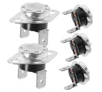 Lurrose 5pcs Replacement Dryer Thermostat Fuse 250v 16a 185℉ for Household Appliance Accessories, Aluminium and Zinc Alloy Material, Convenient Installation for Broken Parts Replacement
