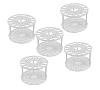 Lurrose 5pcs Slot Paint Brush Holder Storage Rack Pencil Pen Organizer Stand for Artist Art Studio Desk Brush Rest