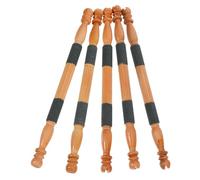 Lurrose 5pcs Soft Wood Bird Perch Stand for Cage with Rough Surface for Beak and Claw Grinding Stable Natural Wooden Perches for Parakeets Conures Cockatiels Interactive Bird Cage