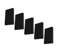 Lurrose 5Pcs Speaker Anti-Vibration Foam Pads 30X20X4.5Cm Shock-Absorbing Acoustic Isolation Cushions for Desktop Monitor Sound Deadening and Noise Reduction