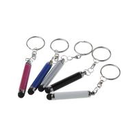 Lurrose 5pcs Stylus Pens Capacitive Stylus Portable Plastic Metal Keychain Design Compatible with Capacitive Touch Screens for Taking Notes for Friends Who Are Looking for Random Color