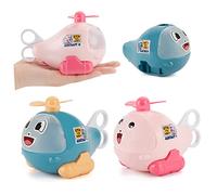 Lurrose 6-in- Pencil Case Aeroplane Stationery Children's Learning Toys Daisy Pencil Case 6 Piece Set