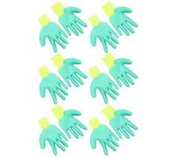 Lurrose 6 Pairs Heavy Duty Bite-Proof Hamster Training Gloves, Thick Small Animal Handling Mitts with Non-Slip Grip, Washable Protective Gloves for Rabbits, Mice, and Birds in Veterinary